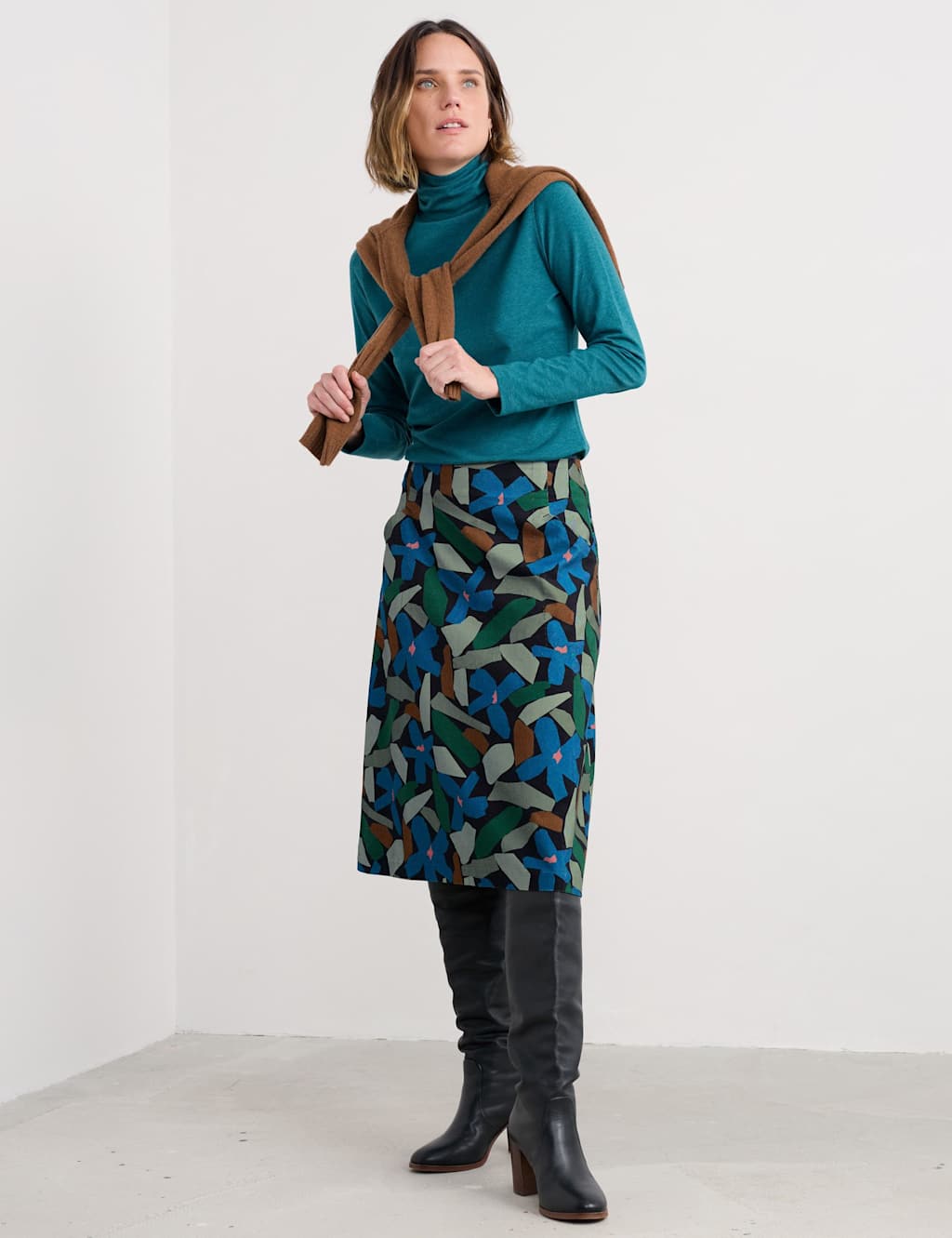 Seasalt Cornwall Cotton Rich Top Green