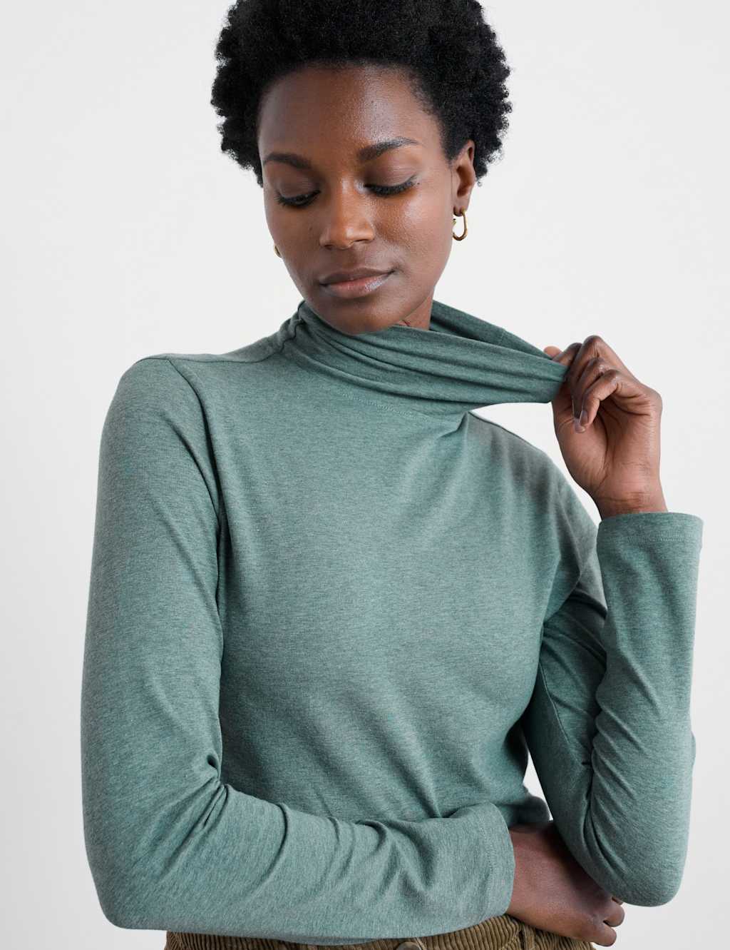 Seasalt Cornwall Cotton Rich Top Teal