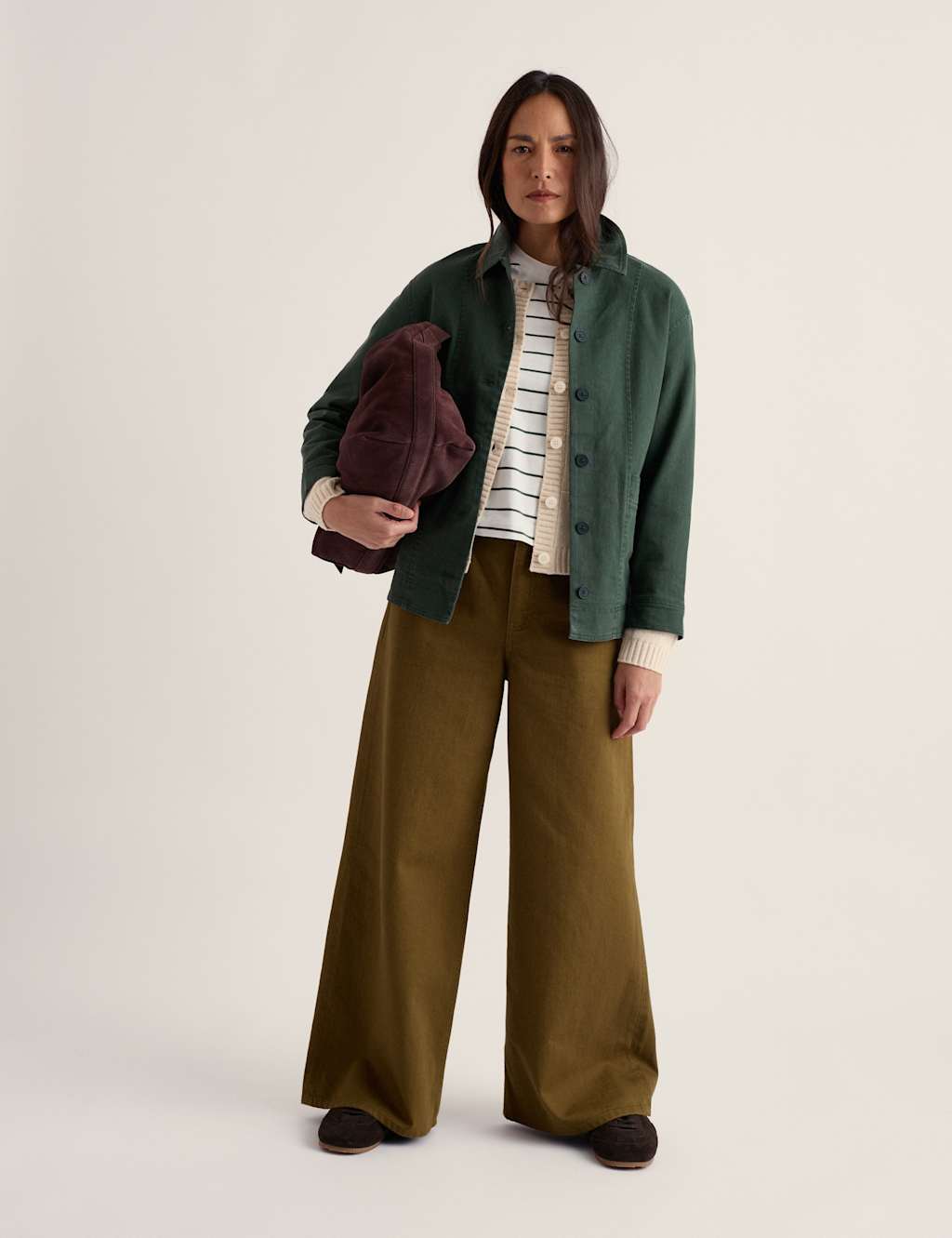 Seasalt Cornwall Women's Pure Cotton Utility Jacket - 14 - Green - Available at M&S