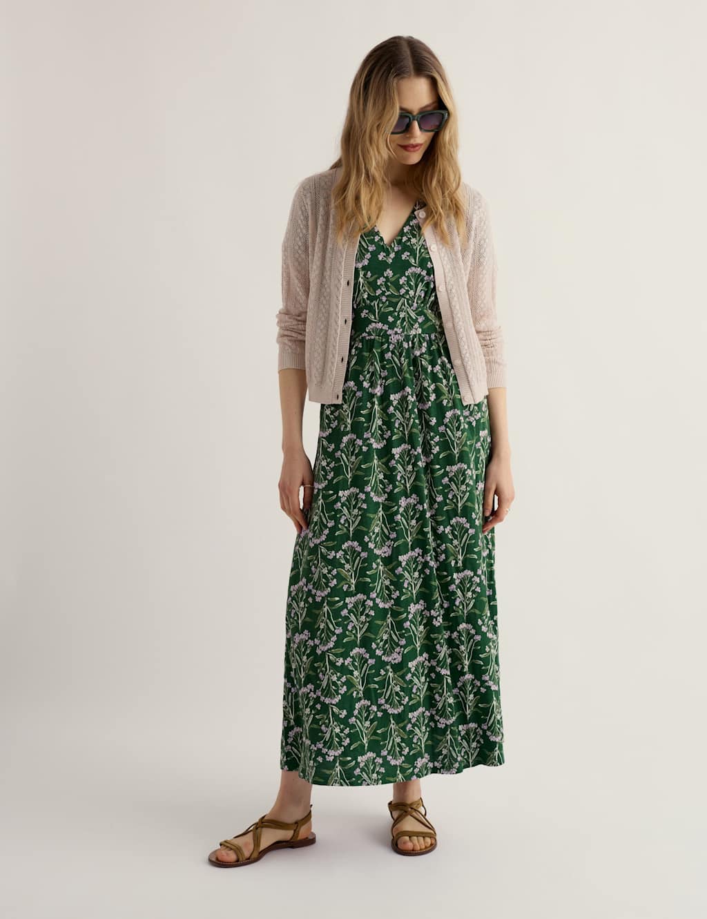 Seasalt Cornwall Women's Pure Cotton Pointelle Relaxed Cardigan - 8 - Natural - Available at M&S