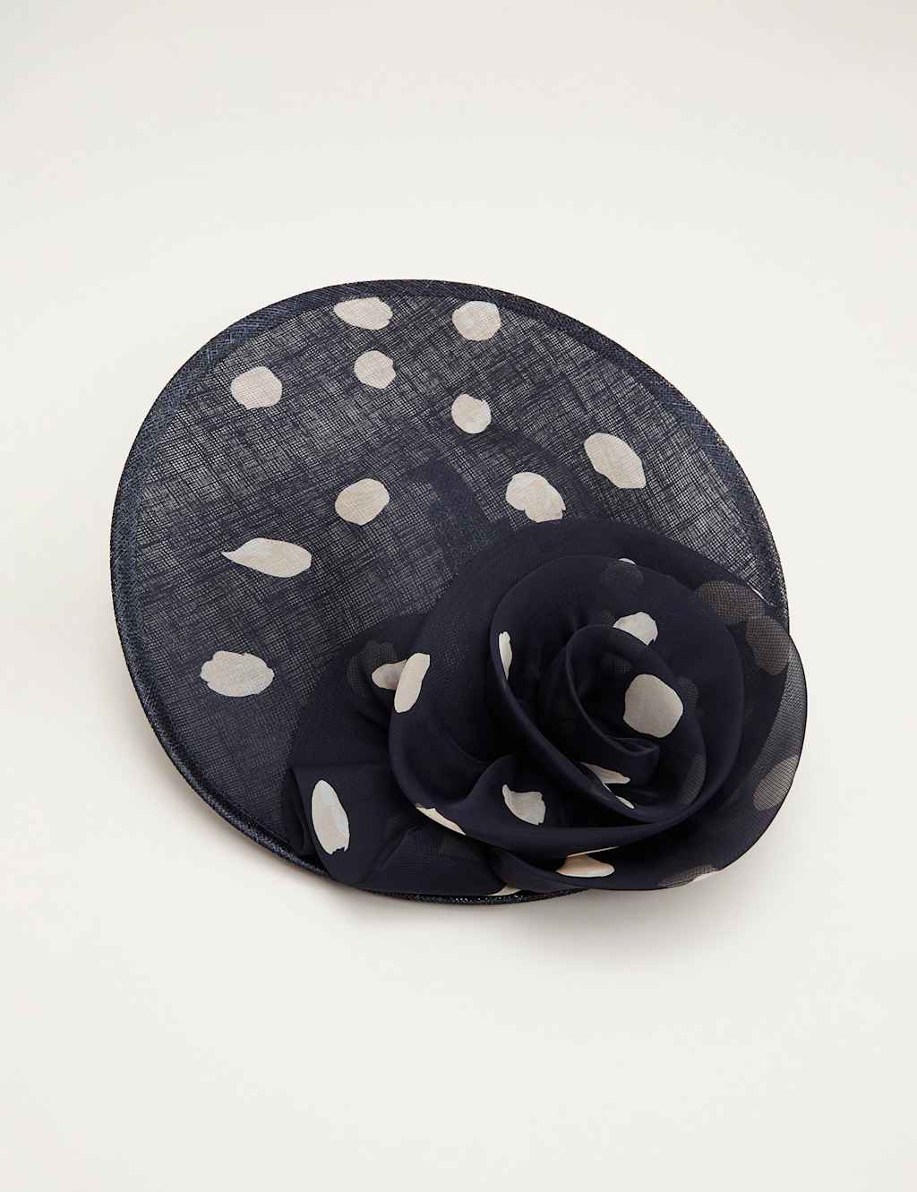 Phase Eight Women's Polka Dot Fascinator - Navy - Available at M&S