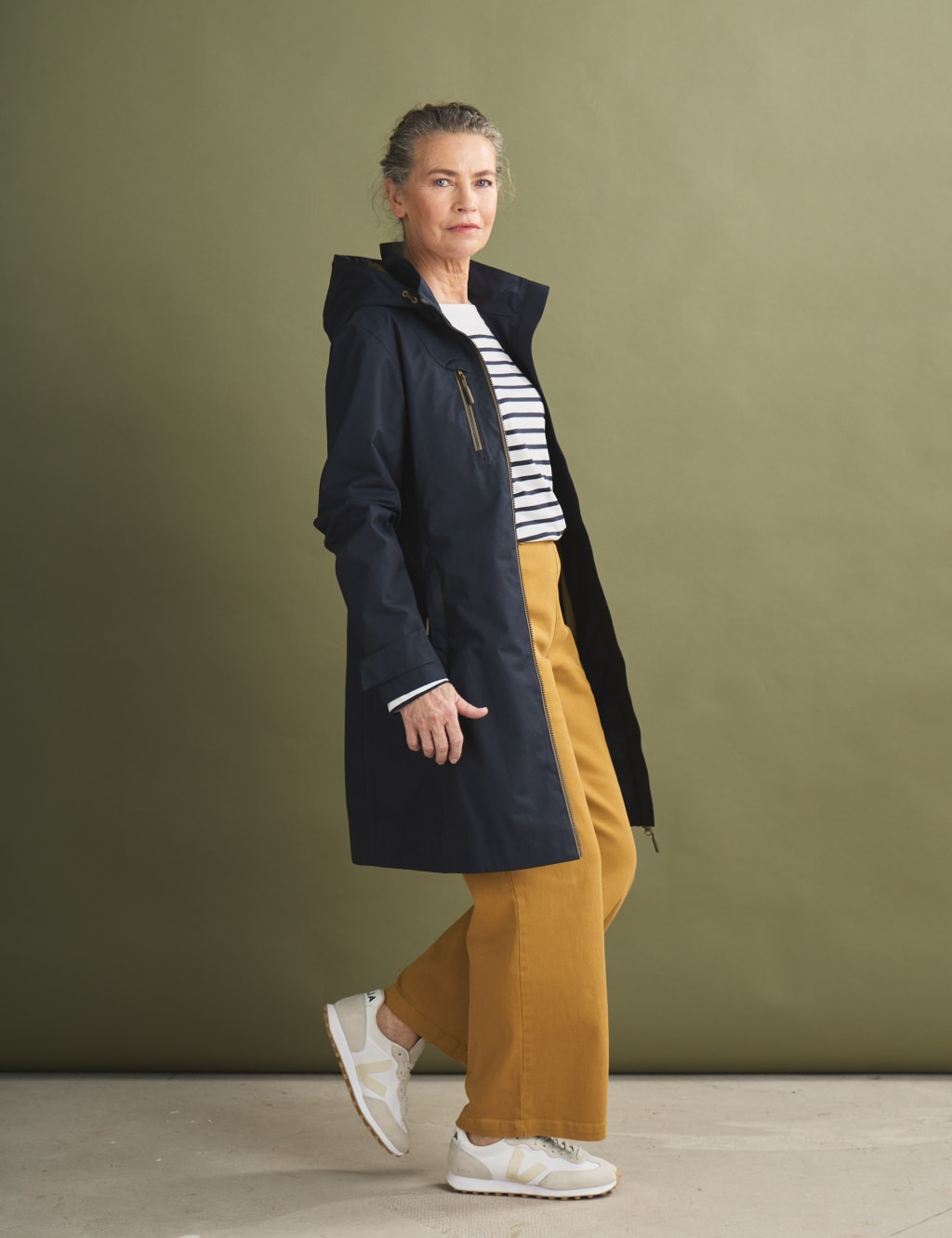 Waterproof Cotton Rich Longline Raincoat