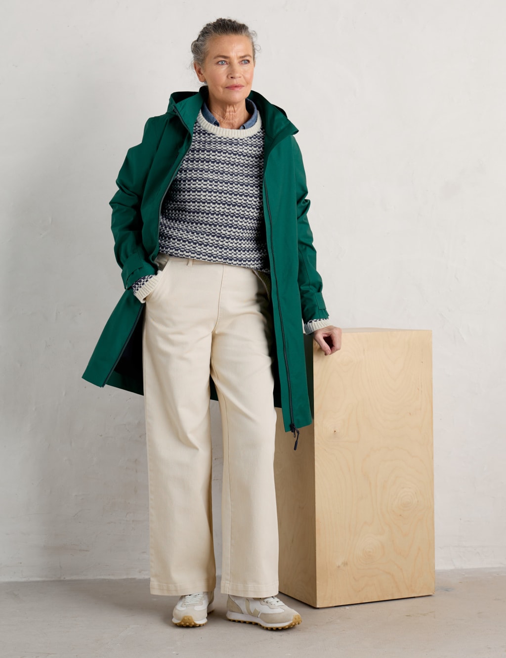 Waterproof Cotton Rich Longline Raincoat
