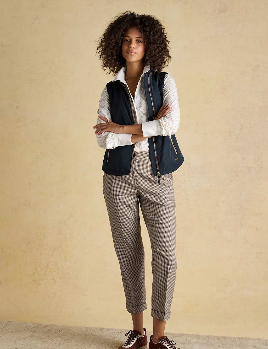 Joules Women's Lightweight Gilet - 14 - Navy - Available at M&S
