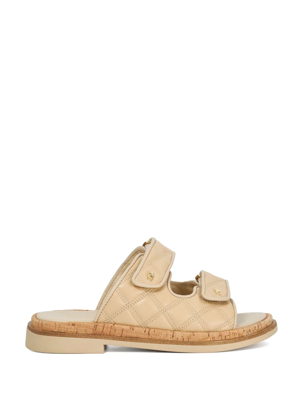 Leather Buckle Flat Sandals