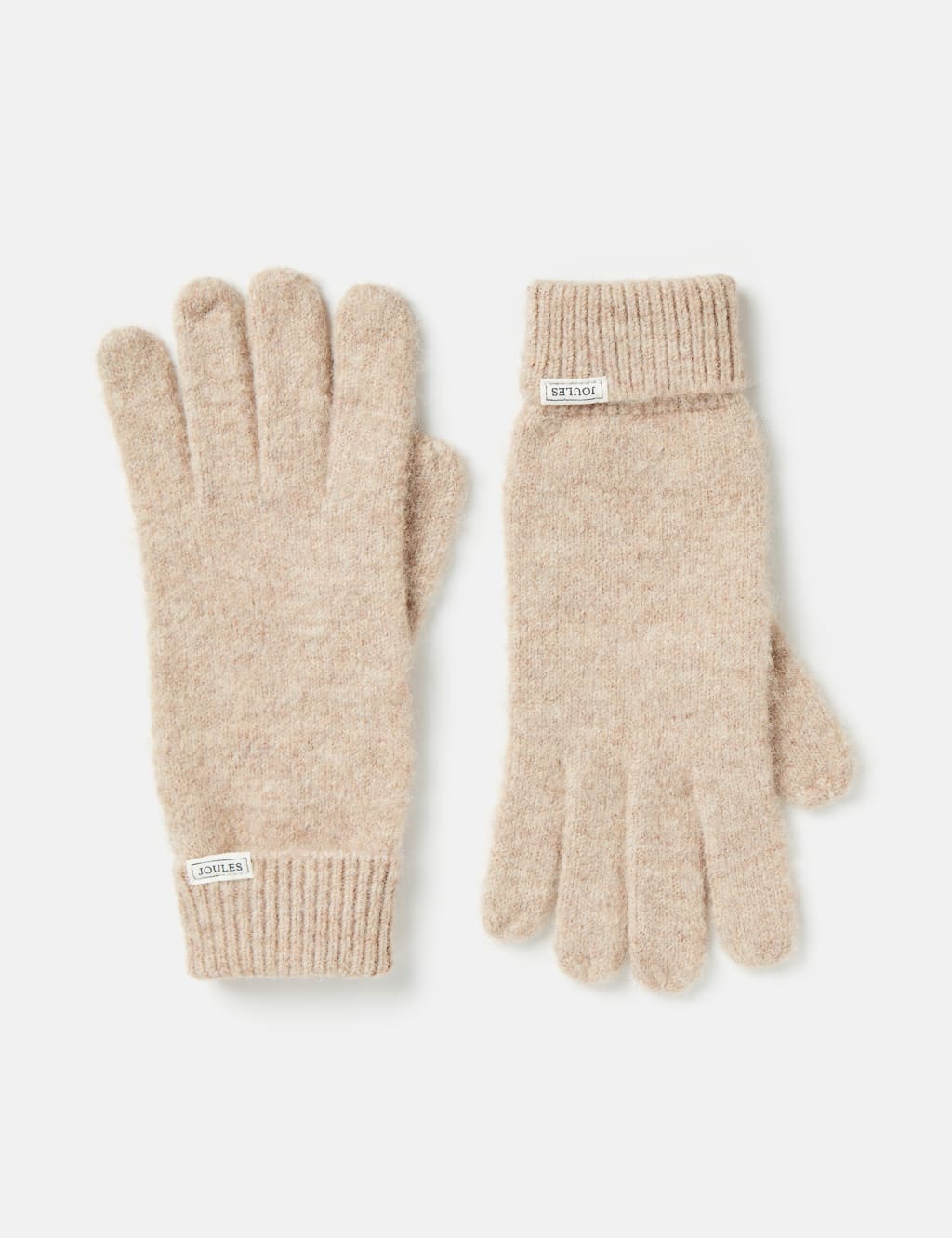 Joules Women's Gloves - M-L - Beige, Beige