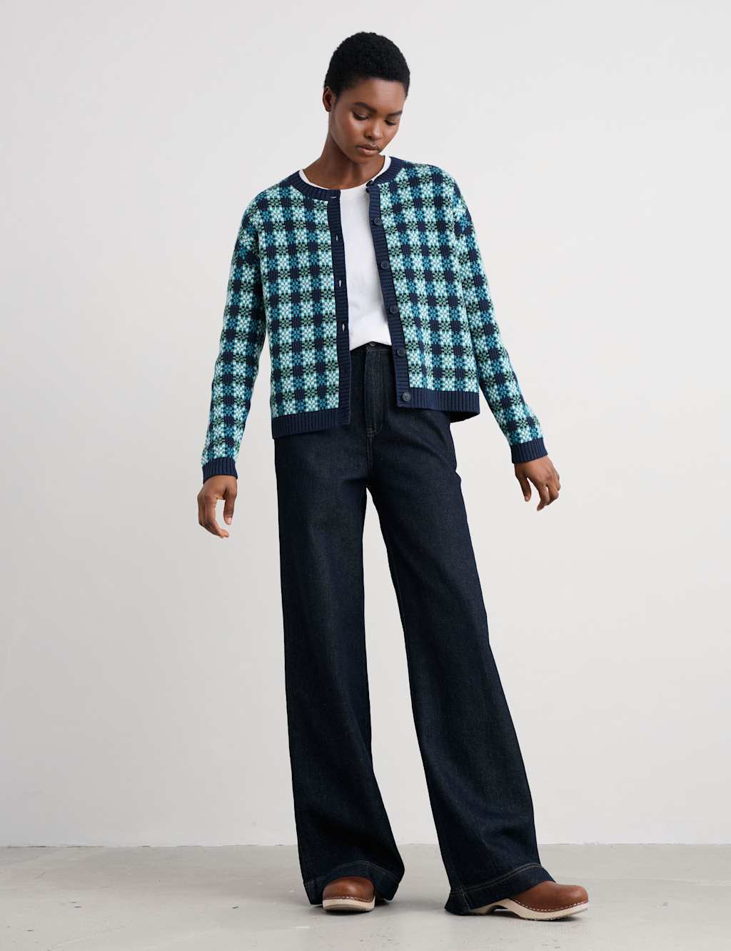 Seasalt Cornwall Women's Kensa Cardigan - 14 - Teal Mix, Teal Mix