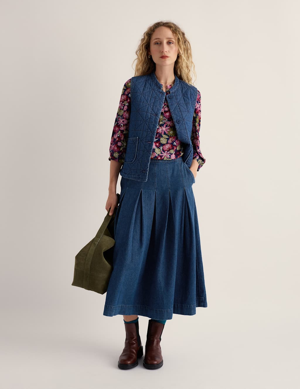 Seasalt Cornwall Women's Floral Top - 12 - Pink Mix - Available at M&S