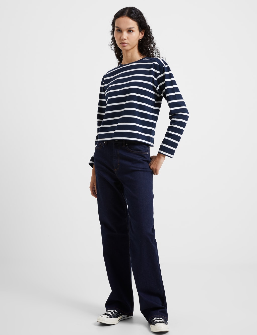Cotton Rich Striped Top