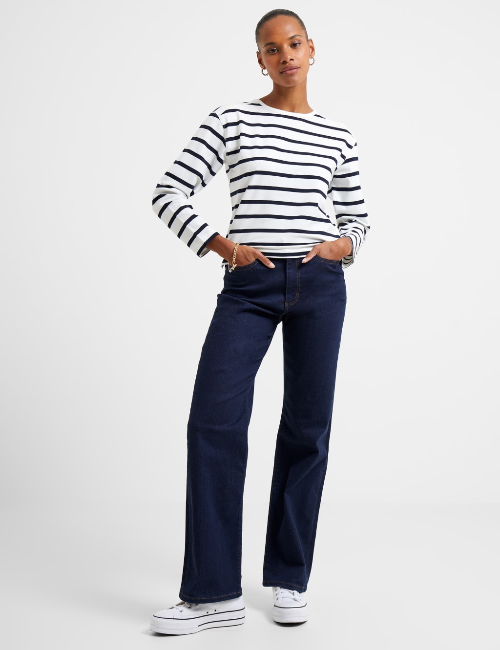 Cotton Rich Striped Top