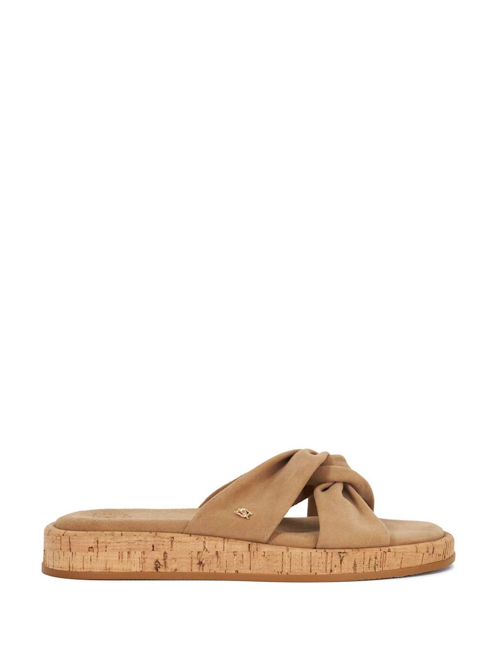 Suede Flat Sandals