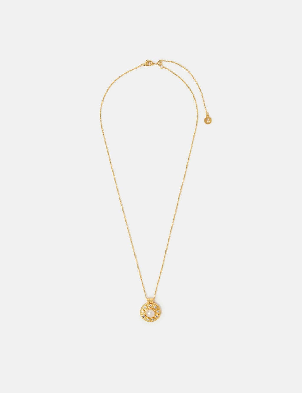 Accessorize Women's Gold Plated Coin Pendant Necklace - Available at M&S