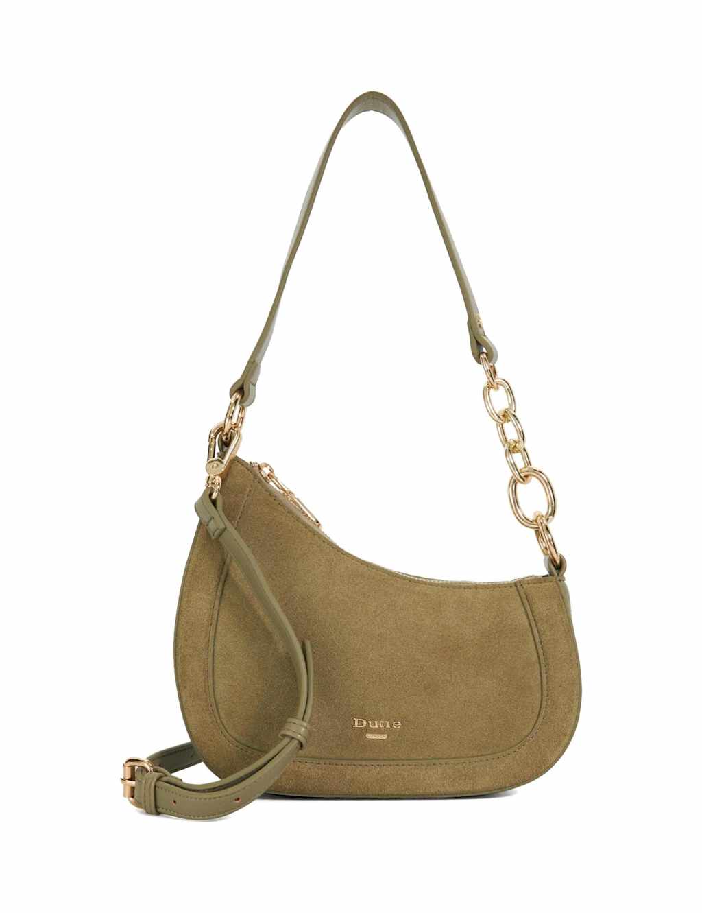 Leather Chain Strap Cross Body Shoulder Bag