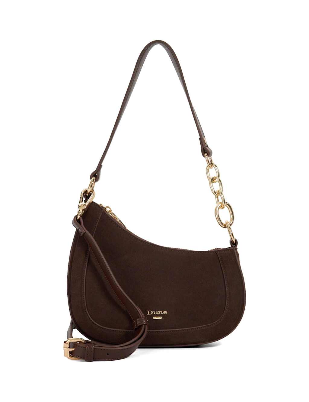 Leather Chain Strap Cross Body Shoulder Bag