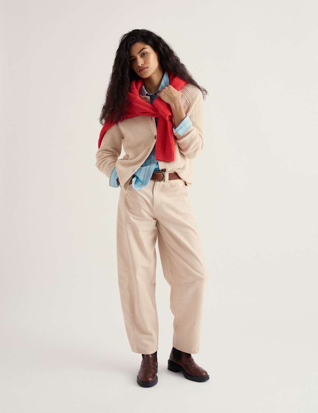Seasalt Cornwall Women's Pure Cotton Textured Relaxed Cardigan - 10 - Natural - Available at M&S