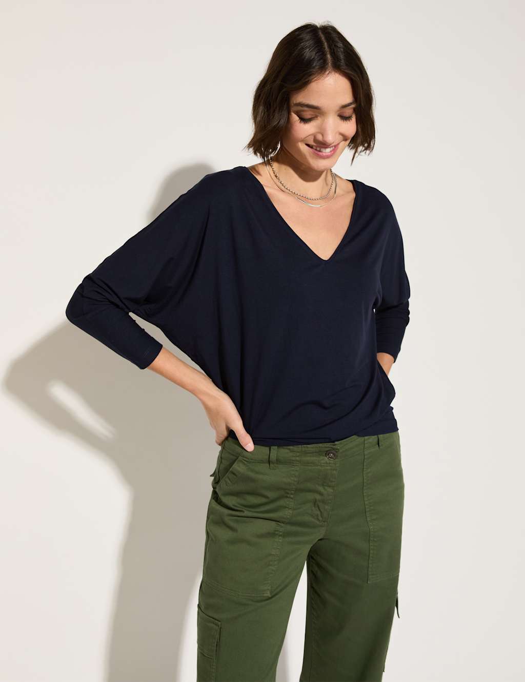 V-Neck Relaxed Top