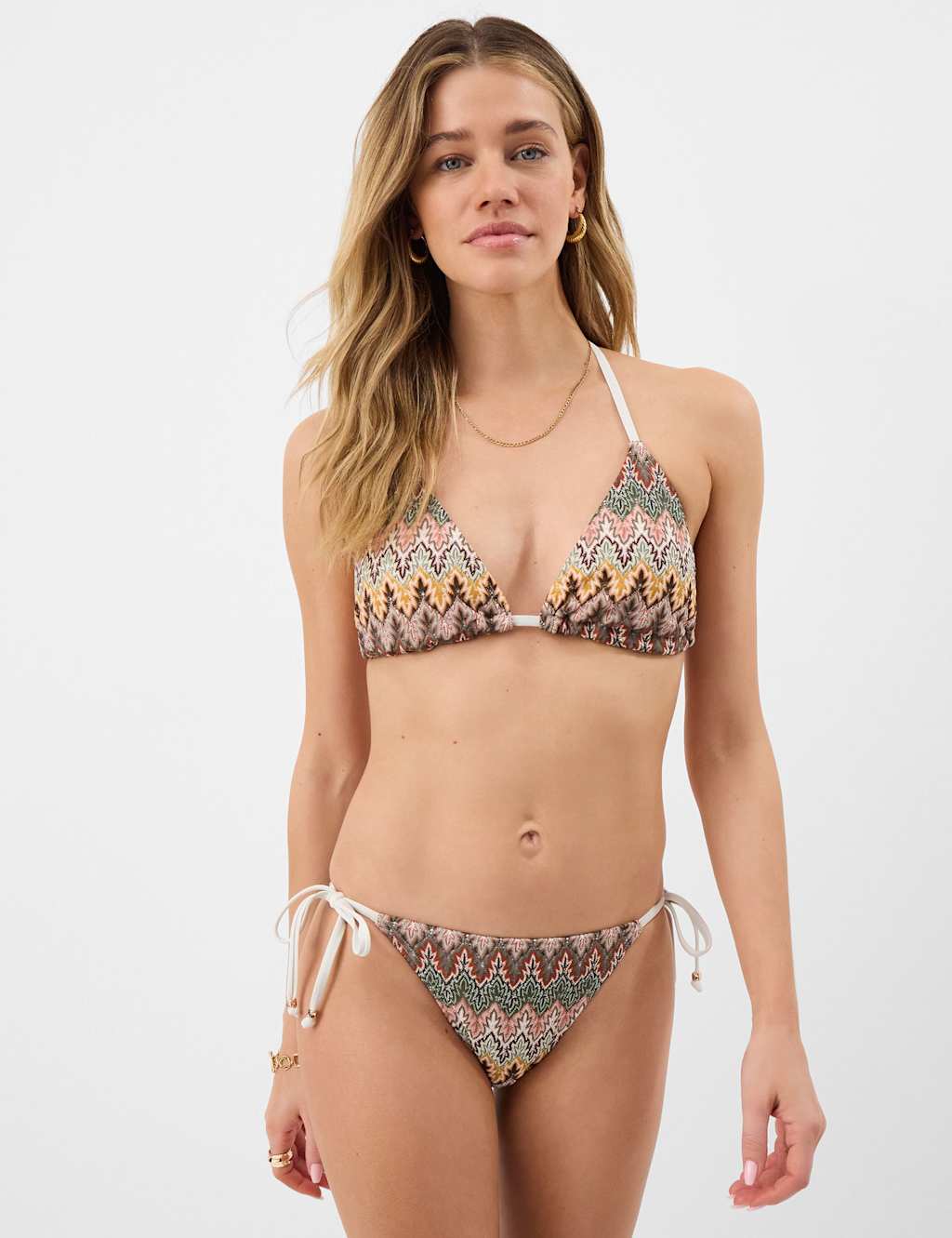 Accessorize Women's Tie Side High Leg Bikini Bottoms - 16 - Neutral - Available at M&S