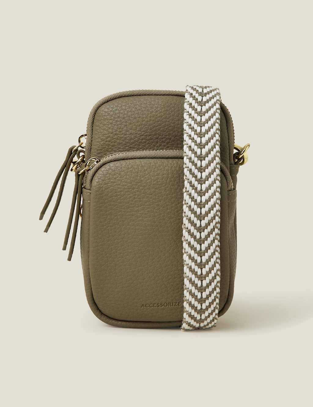 Textured Cross Body Phone Bag