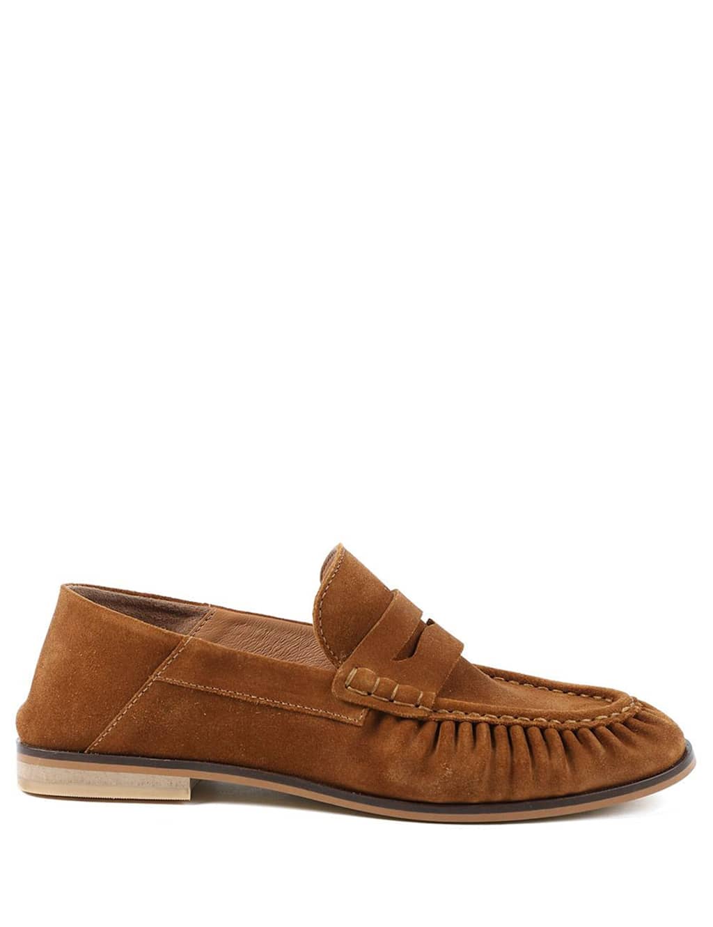 Jones Bootmaker Women's Leather Flat Loafers - 7 - Brown - Available at M&S
