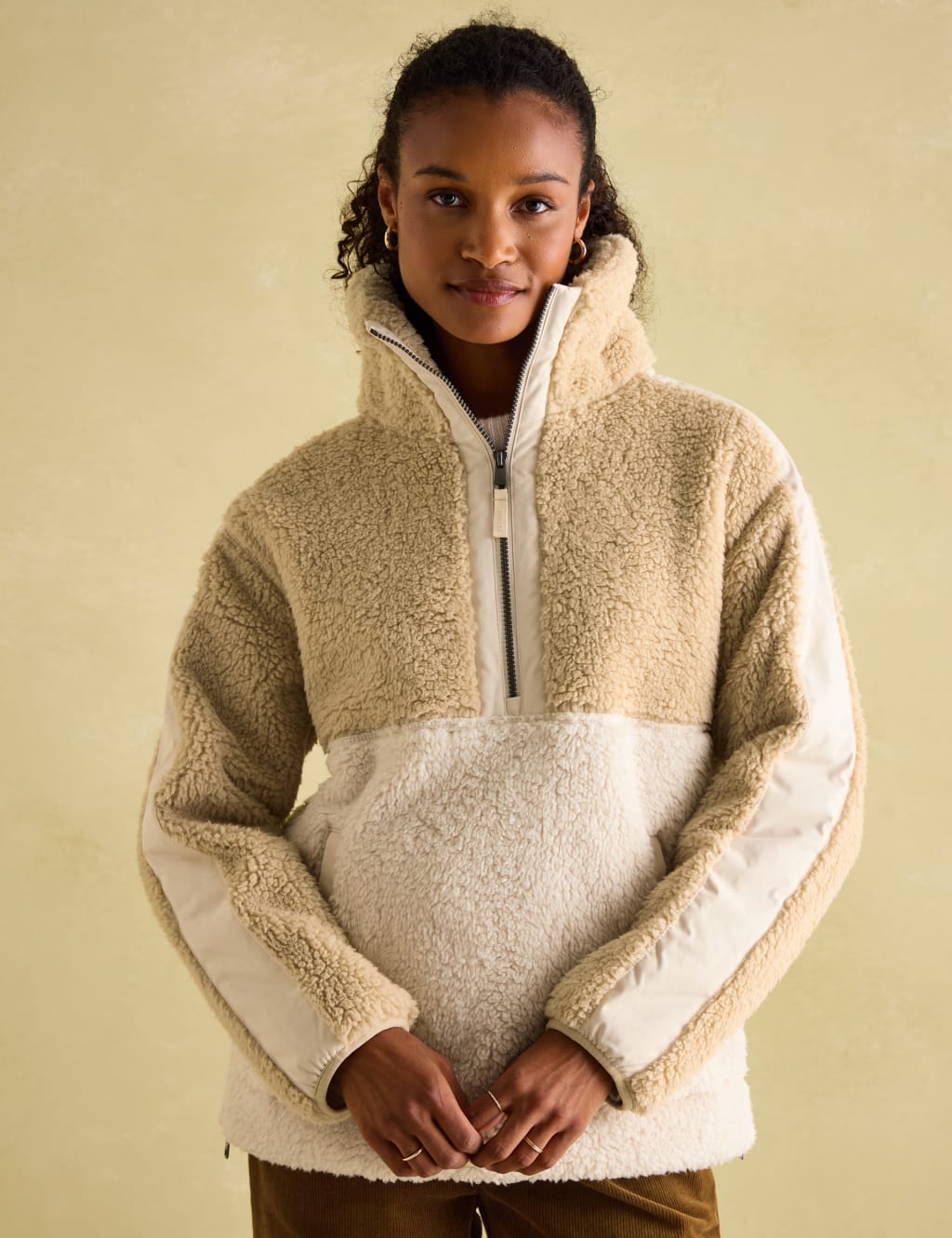 Borg High Neck Jacket