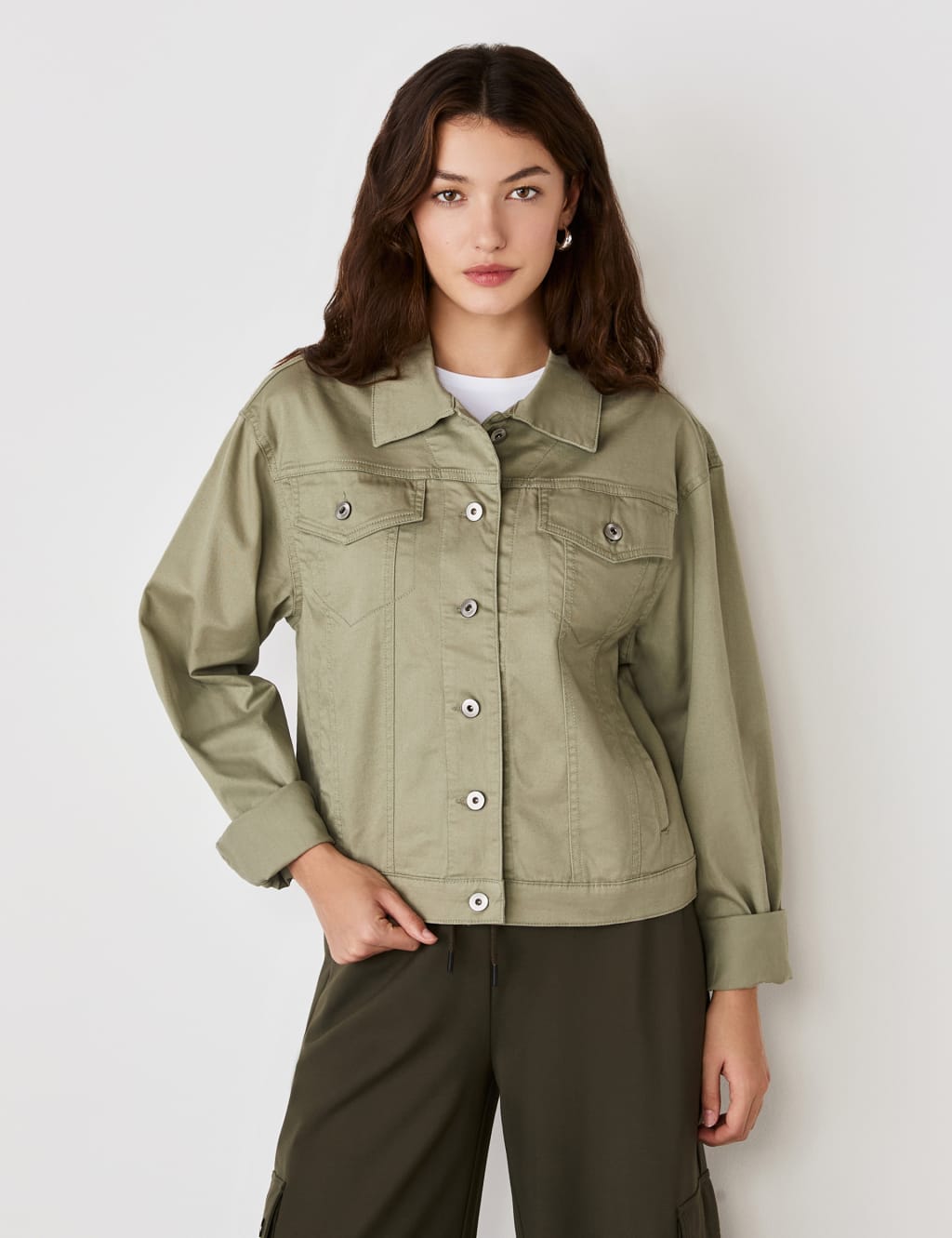 Denim Collared Jacket