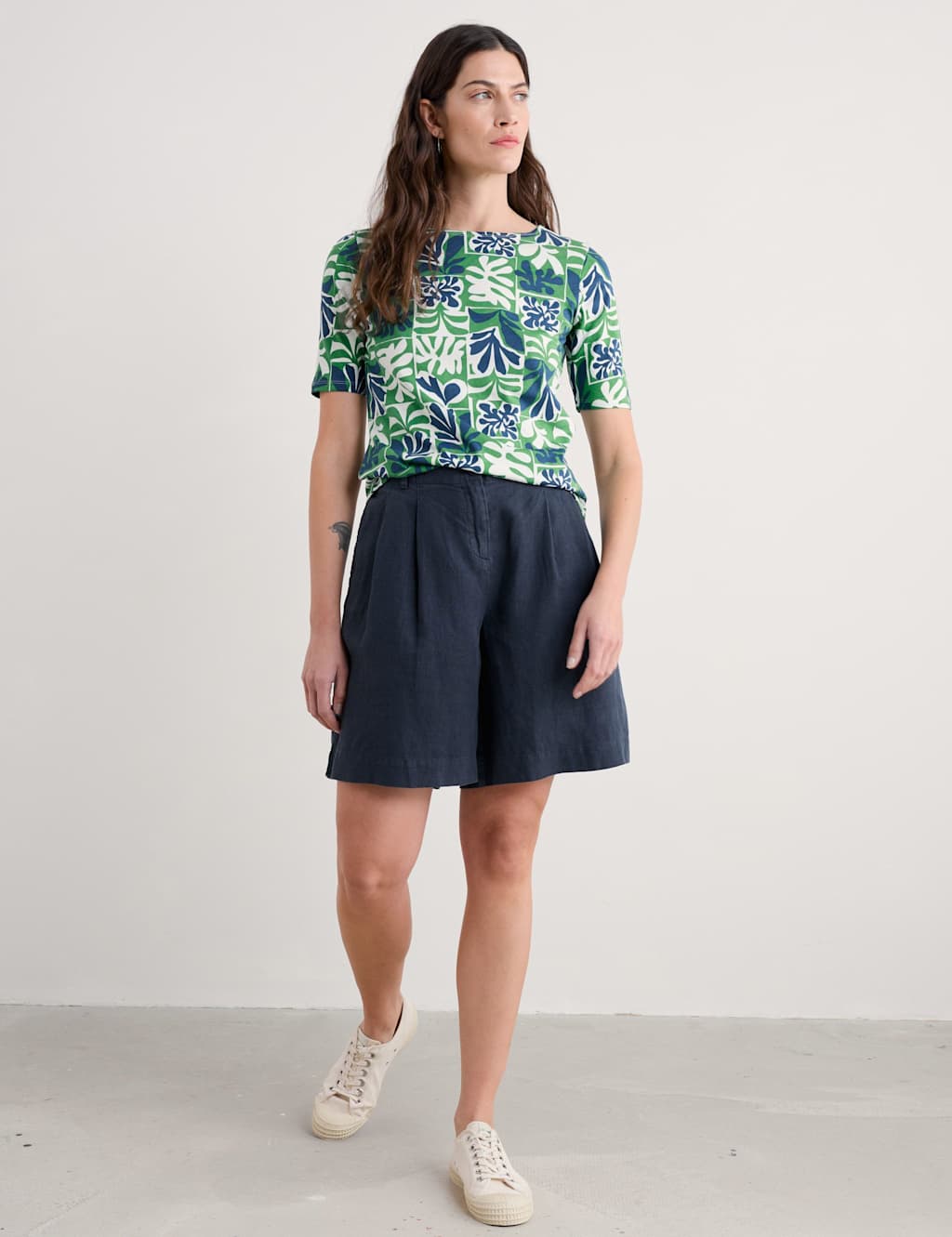 Pure Cotton Floral T-Shirt