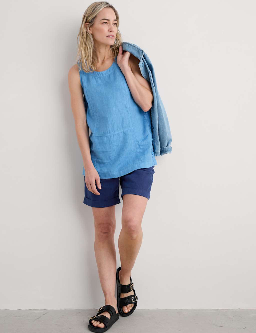 Pure Linen Vest
