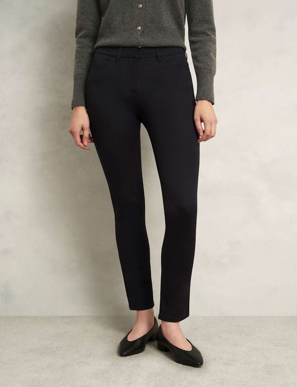 HOBBS High Waisted Skinny Jeans Black