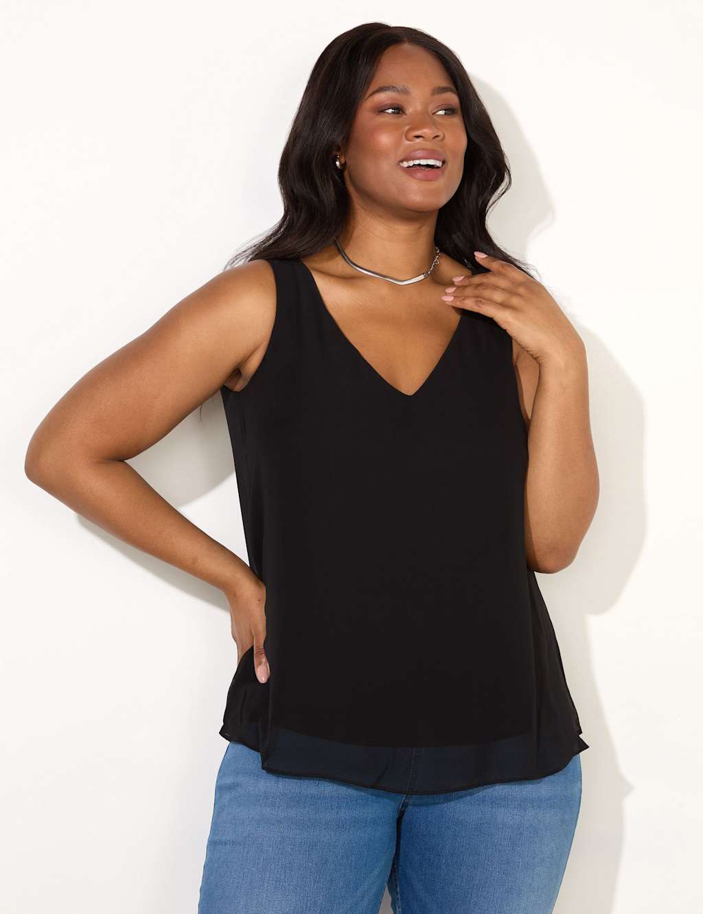 V-Neck Vest Top