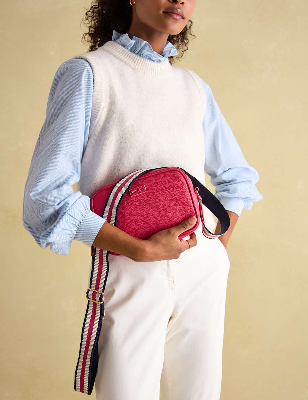 Faux Leather Cross Body Bag
