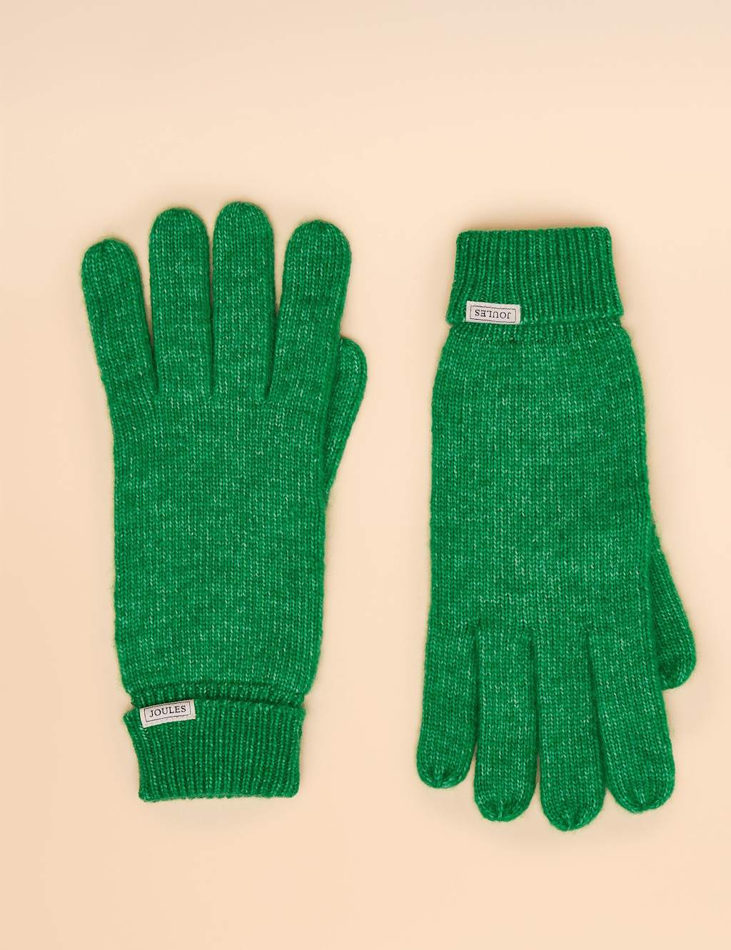 Joules Knitted Gloves Green