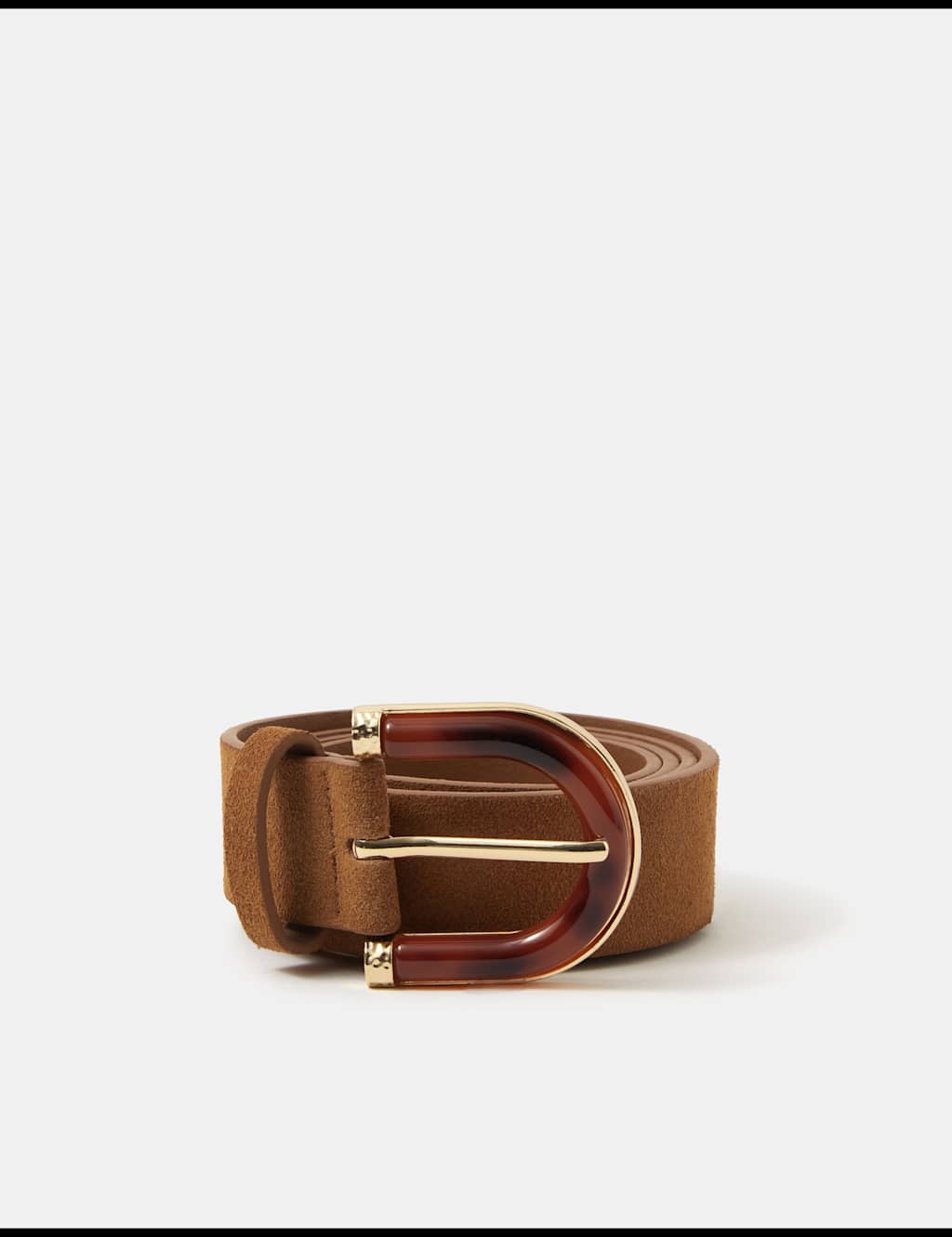 Accessorize Women's Leather Belt - Small - Tan - Available at M&S