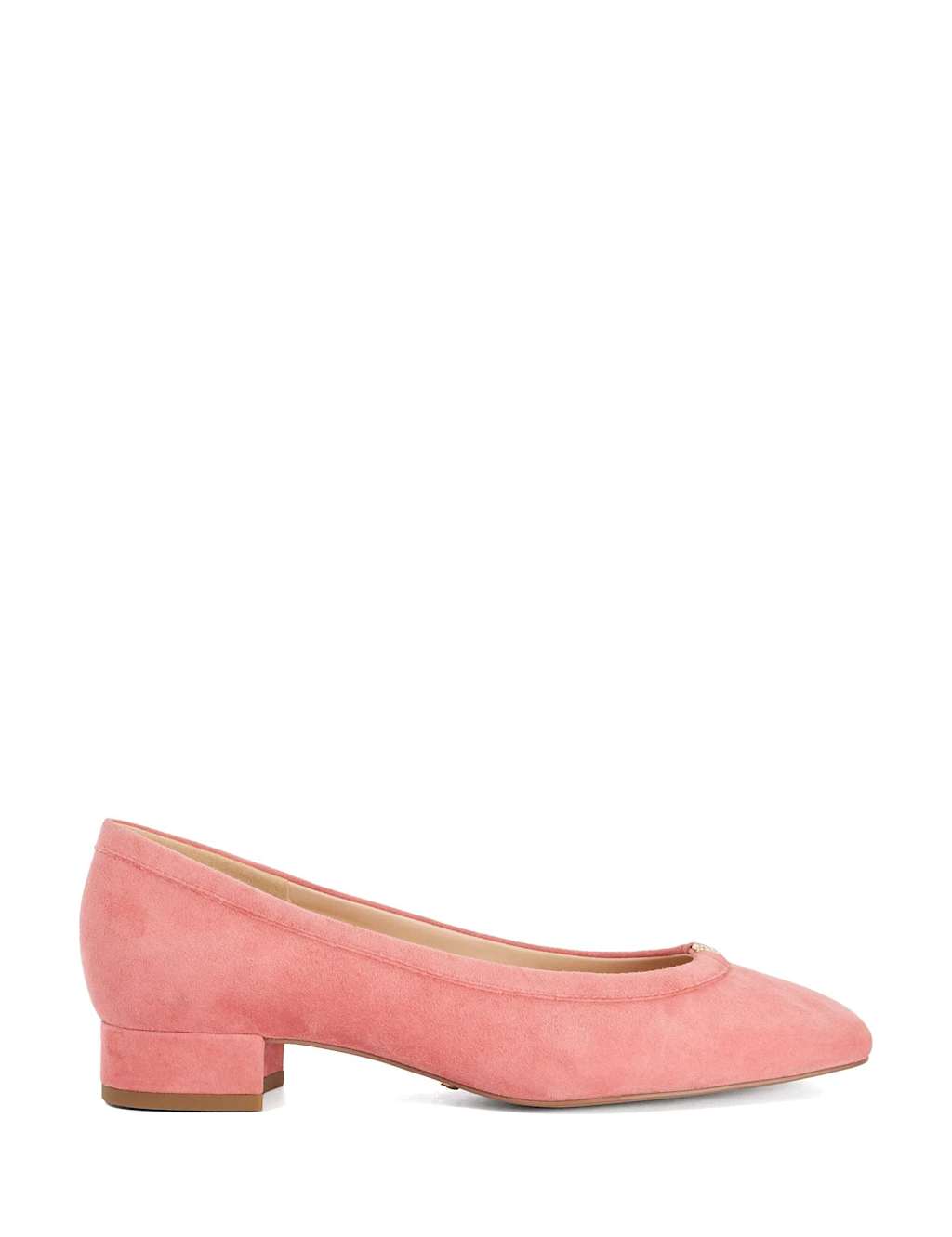 Dune London Women's Leather Slip On Court Shoes - 7 - Pink - Available at M&S