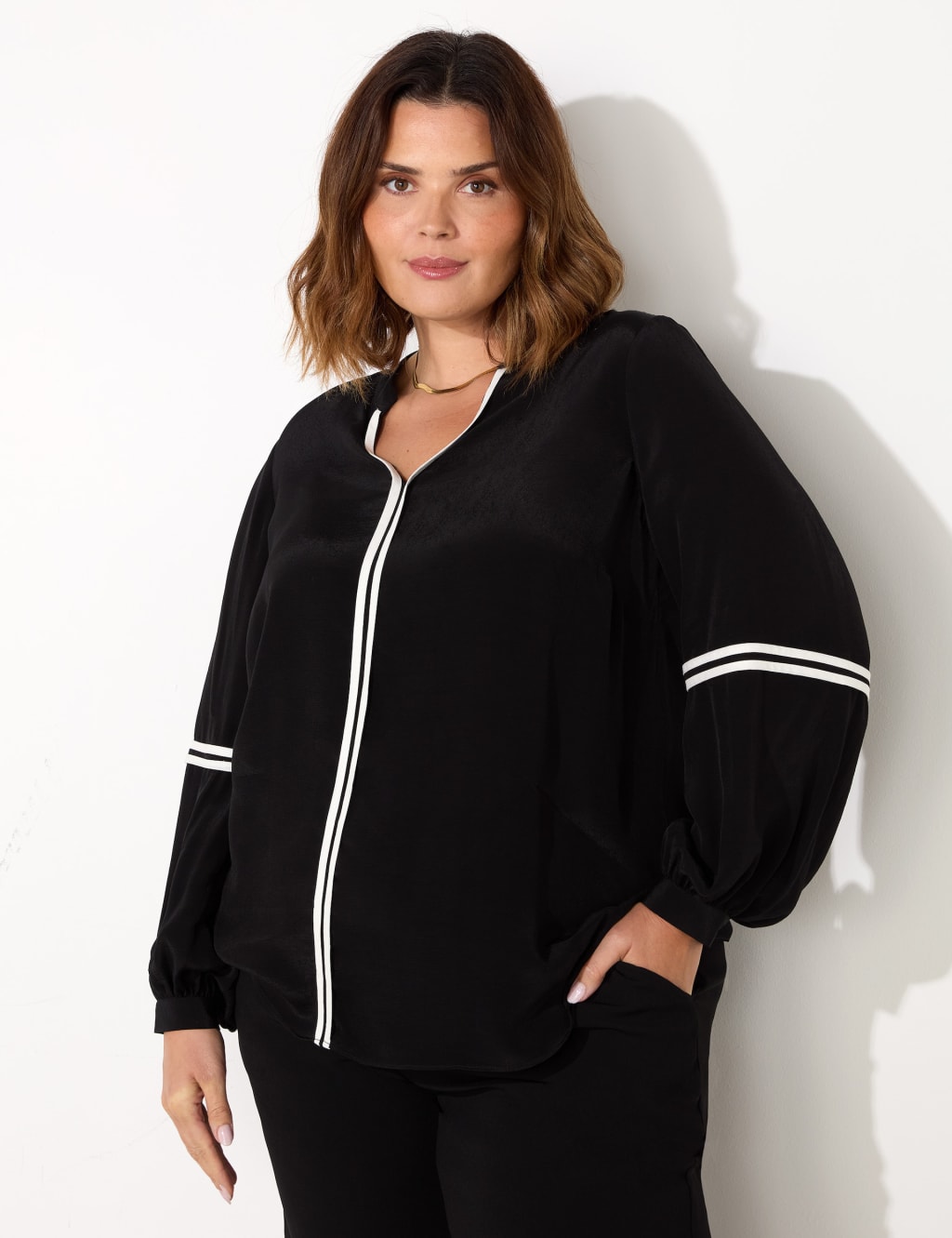 V-Neck Blouse