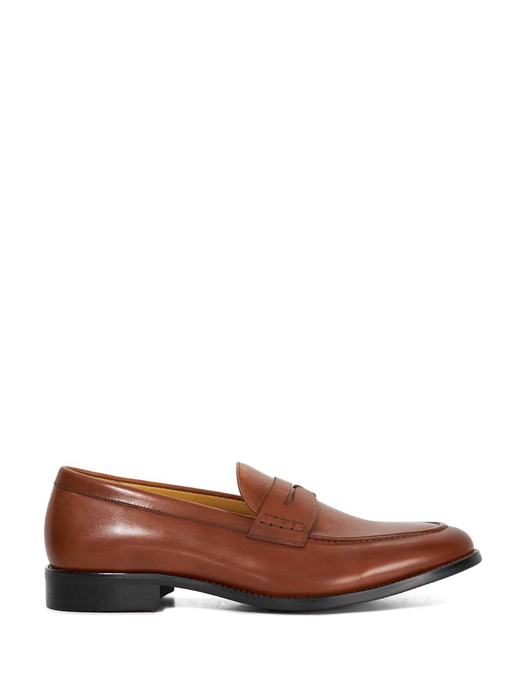 Dune London Men's Wide Fit Leather Slip On Loafer - 9 - Tan - Available at M&S