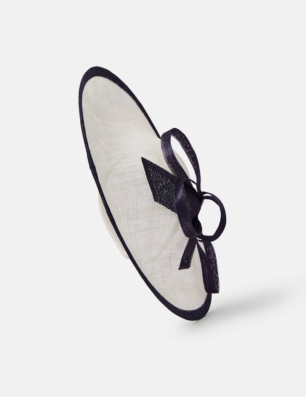Accessorize Women's Bow Two-Tone Fascinator - Navy - Available at M&S