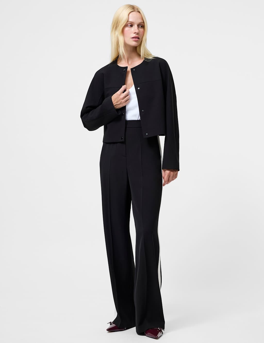 French Connection Short Tailored Jacket Black
