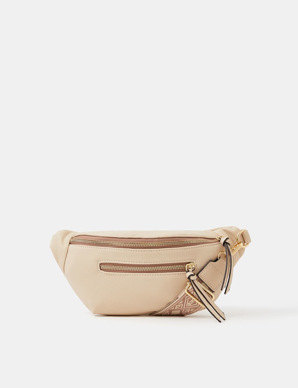 Accessorize Women's Sling Bum Bag - Cream - Available at M&S