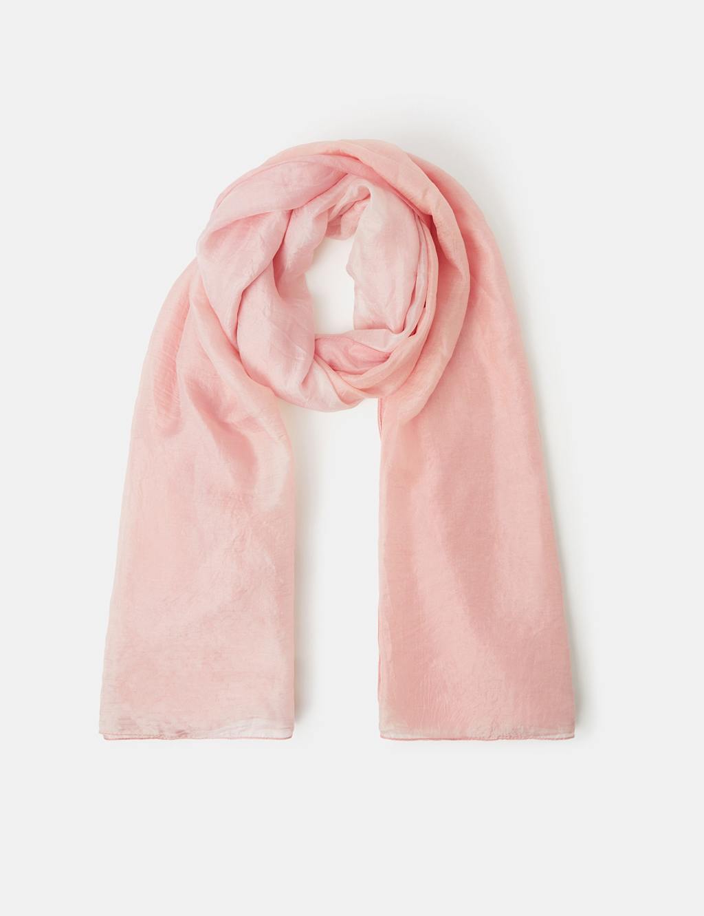 Accessorize Women's Pure Silk Ombre Scarf - Light Pink - Available at M&S