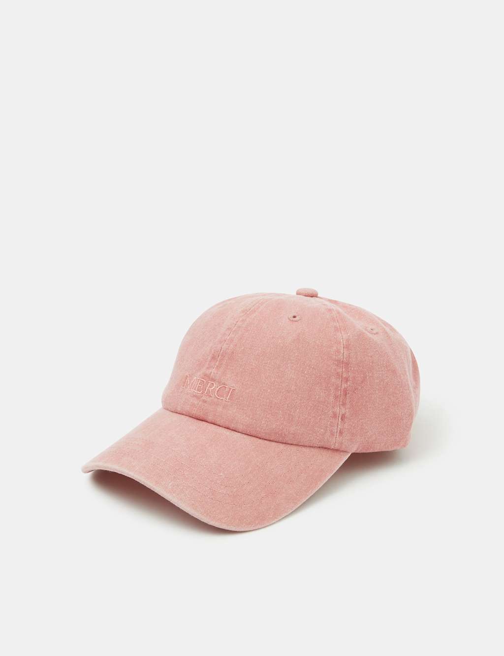 Accessorize Women's Pure Cotton Merci Baseball Cap - Pink - Available at M&S