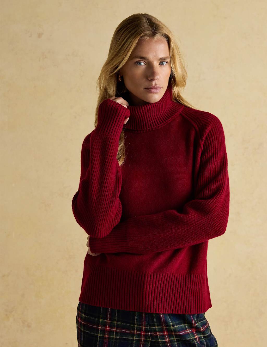 Joules Pure Merino Wool Jumper Red