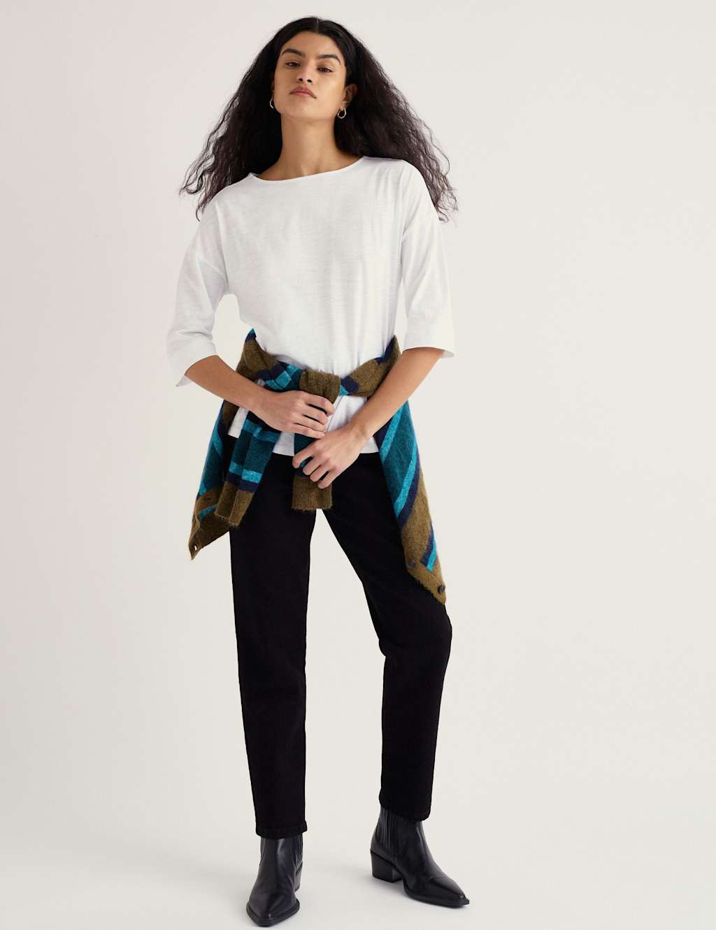 Seasalt Cornwall Women's Pure Cotton Slash Neck Top - 18 - White - Available at M&S