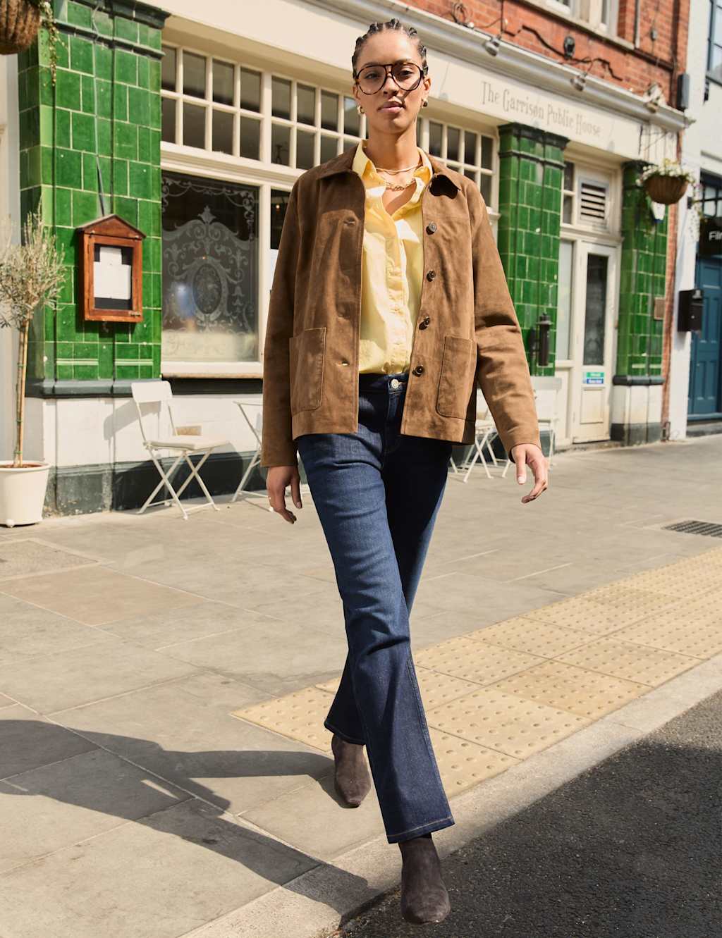 BAUKJEN Straight Leg Jeans Dark Indigo