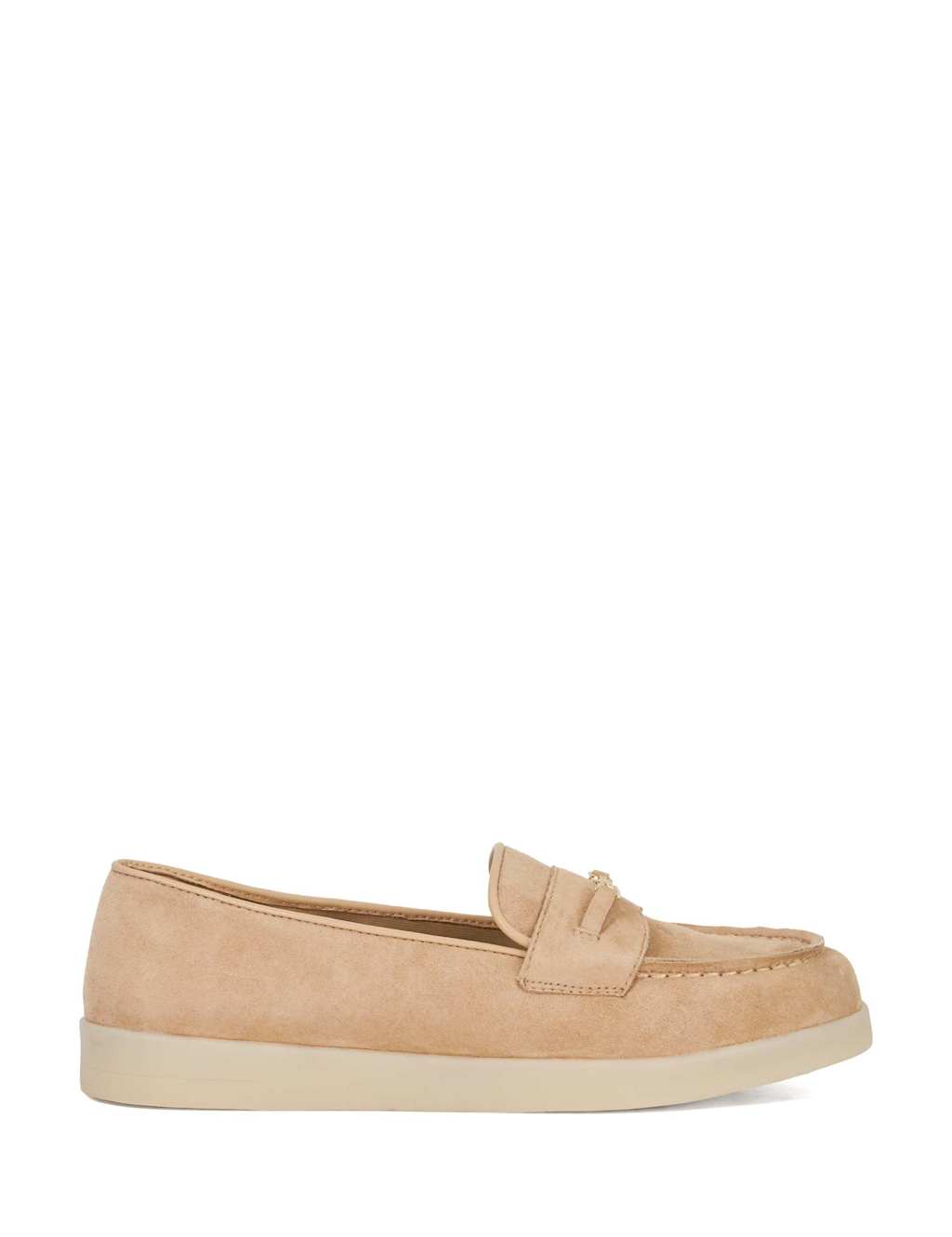 Leather Slip On Flat Loafers