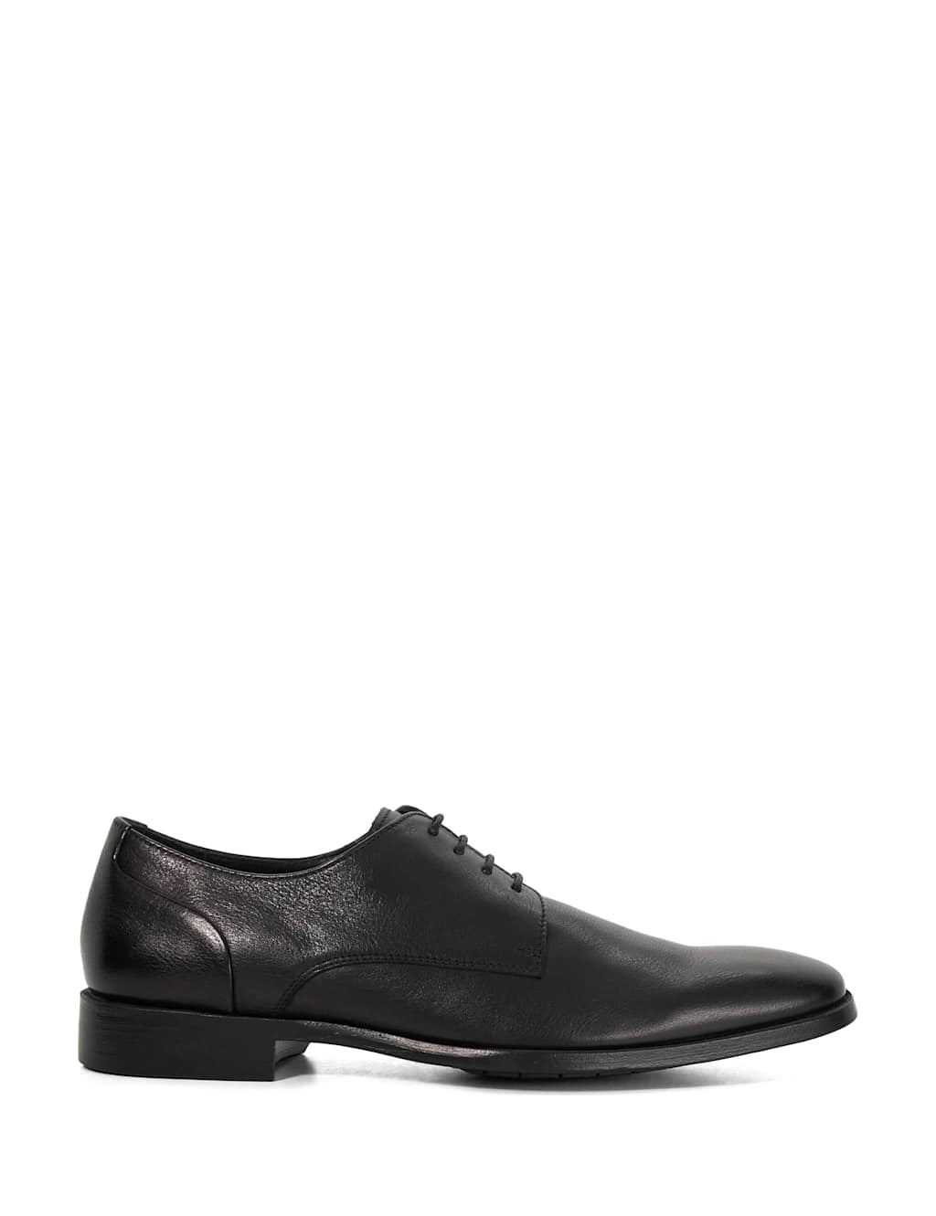 Dune London Men's Leather Derby Shoes - 11 - Black - Available at M&S