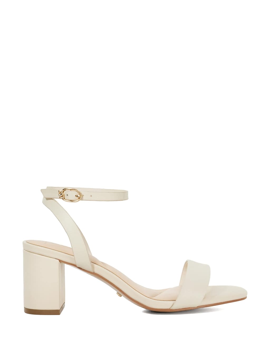 Wide Fit Leather Block Heel Sandals