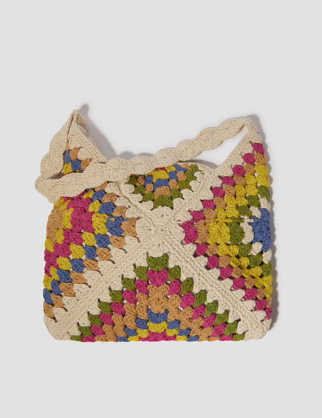 Pure Cotton Crochet Shopper
