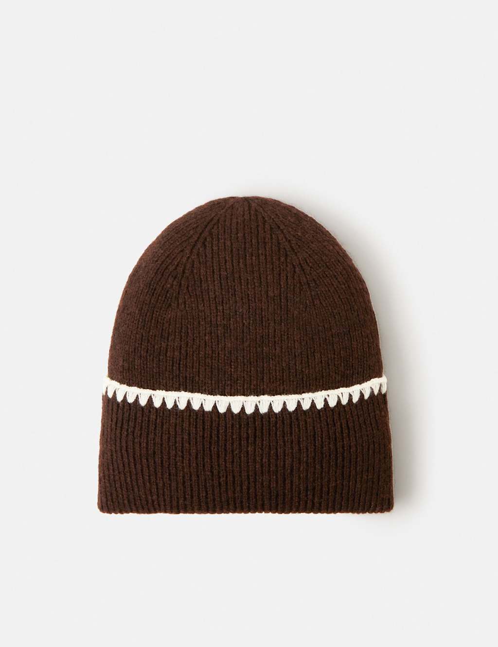 ACCESSORIZE Knitted Beanie Hat Chocolate