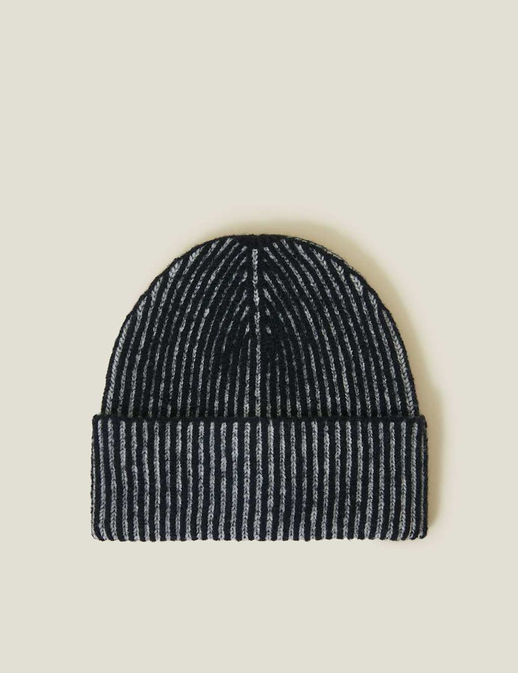 ACCESSORIZE Textured Beanie Hat Black