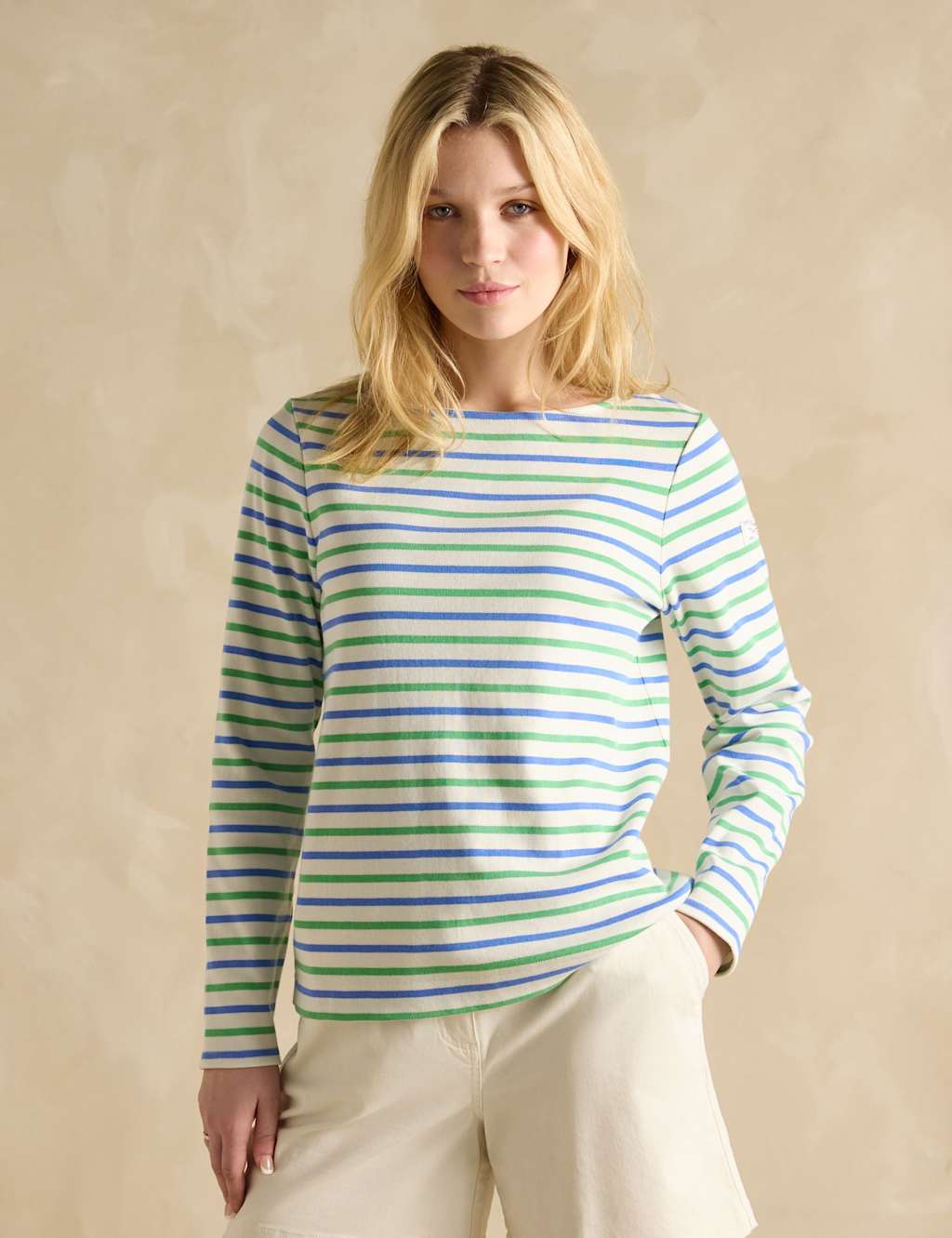 Pure Cotton Striped Top